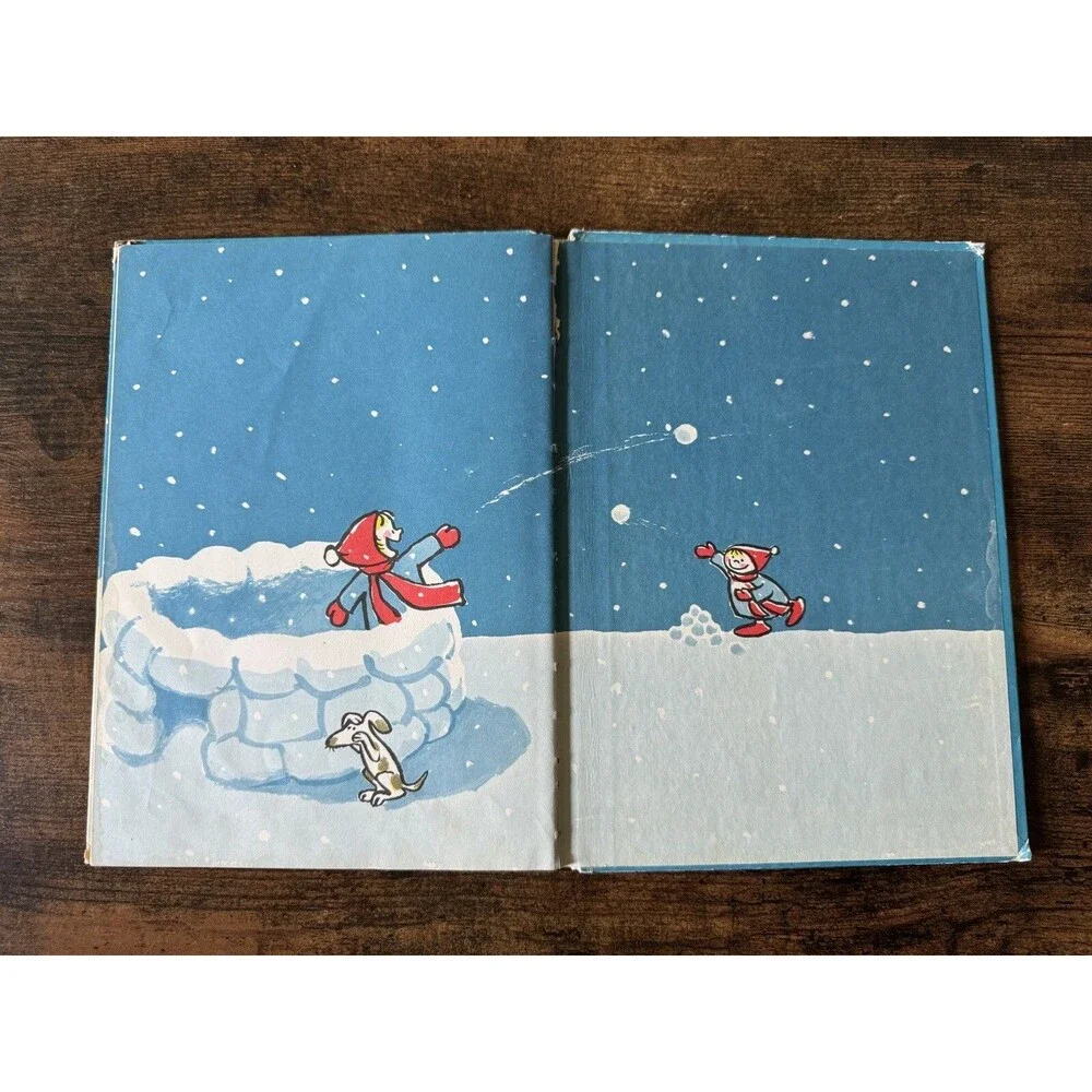 Vintage Snow Hardcover by Roy McKie PD Eastman 1962 Book Club Edition Dr. Seuss